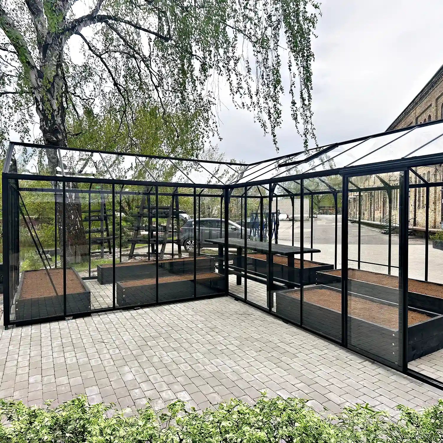 Big Glass Greenhouse The Estate by PrimeGreenhouses