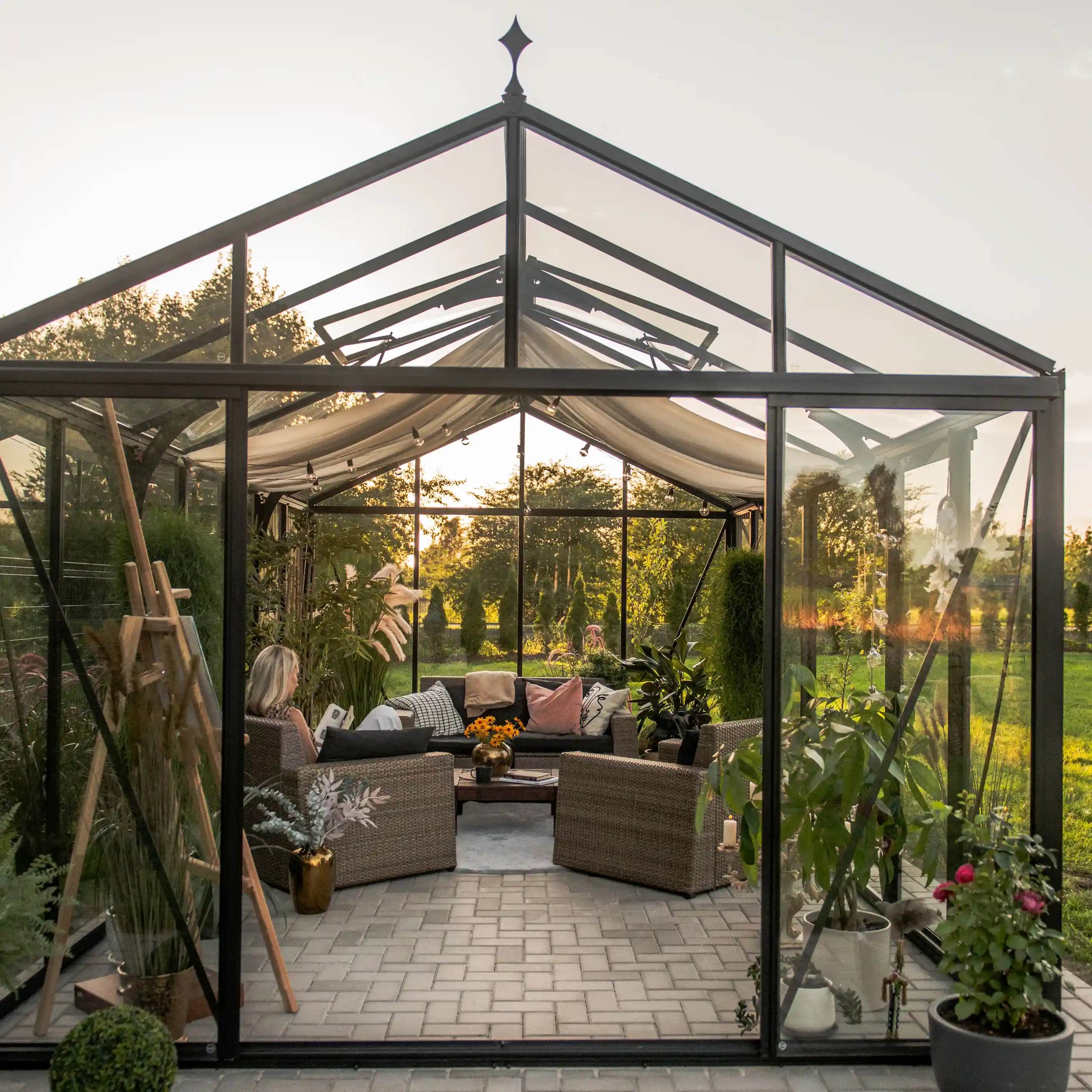 Glass Greenhouse The Cottage by PrimeGreenhouses