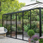 The Residence premium glass greenhouse roof vents and tempered glass panels