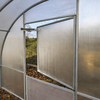 Automatic thermal opener for greenhouse doors and windows, no electricity required